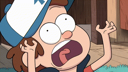 Screaming Gravityfalls GIF