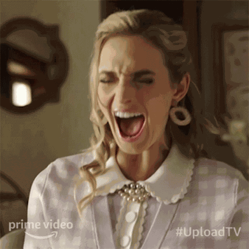 Screaming Ingrid Kannerman GIF