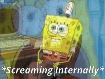 Screaming Internally Spongebob GIF