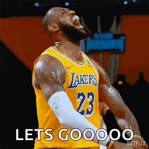 Screaming Lebron James GIF
