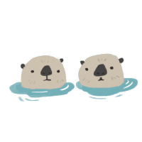 Seaotter Love Sticker