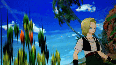 Semi Perfect Cell Android 18 GIF