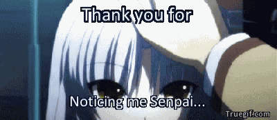 Sempai Iwasnoticed GIF