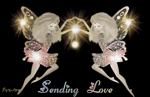 Sending Love Angels GIF