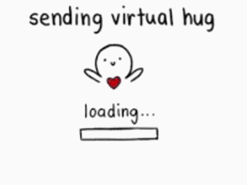 Sending Virtual Hug Love GIF