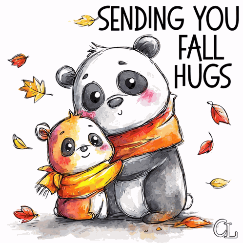 Sending You Fall Hugs Autumn Hugs GIF