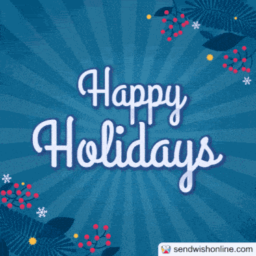 Sendwishonline Happy Holidays Cards GIF