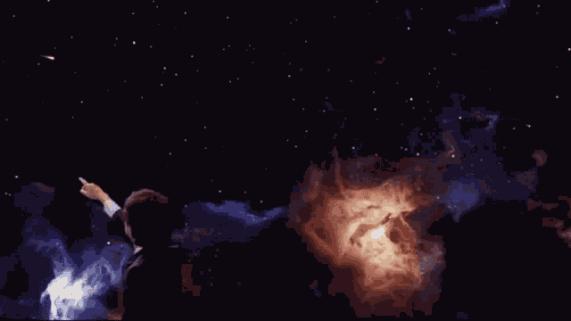 Seokjin Jin Bts The Astronaut Mv Man Outer Space Pointing Shooting Star GIF