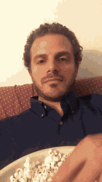 Serge Saati Serge Eating Popcorn GIF