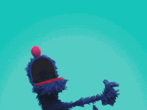 Sesame Street Grover GIF