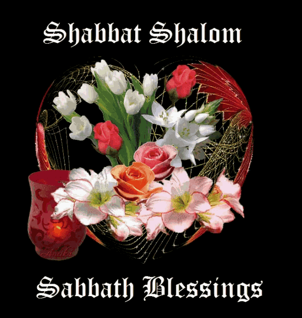 Shabbat Shalom Sabbath Blessings GIF
