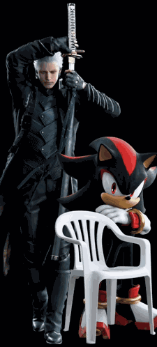 Shadow The Hedgehog Devil May Cry 5 GIF
