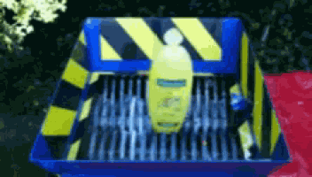 Shampoo Bottle Shredder GIF