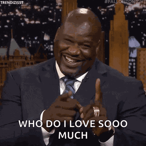 Shaq Pointing GIF