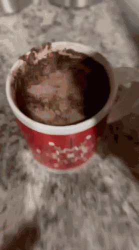 Shark Puppet Hot Chocolate GIF