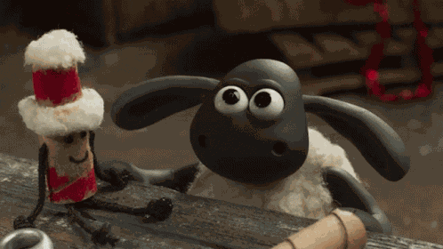 Shaun Christmas Aardman GIF