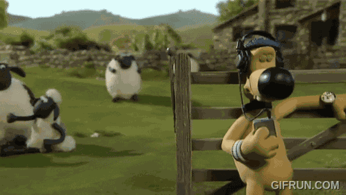 Shaun The Sheep Music GIF