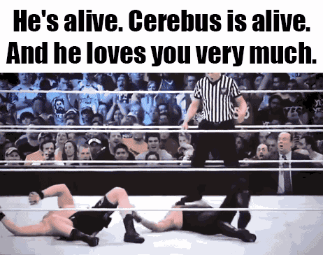 Shawn Breezy Cerebus The Aardvark GIF