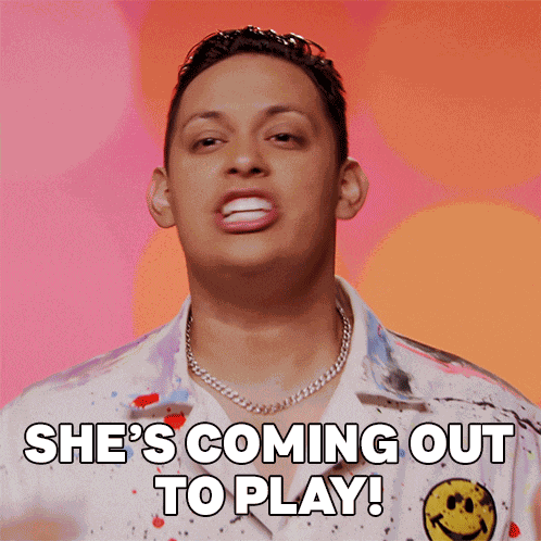 Shes Coming Out To Play Salina Estitties GIF