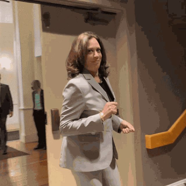 Shh Kamala Harris GIF