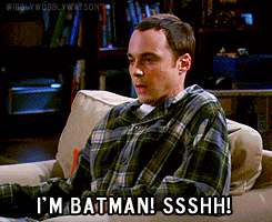 Shh Sheldon Cooper GIF