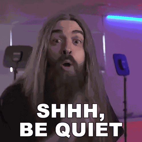 Shhh Be Quiet 66samus GIF