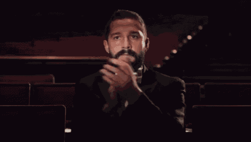 Shia Labeouf Clapping On Ur Phone GIF