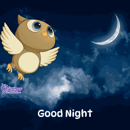 Shimmer The Glowworm Good Night GIF