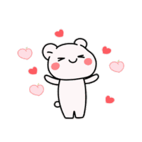 Shimmering Heart Cordial Love Sticker