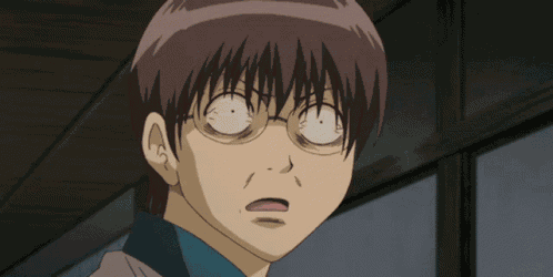 Shinpachi Coughing GIF