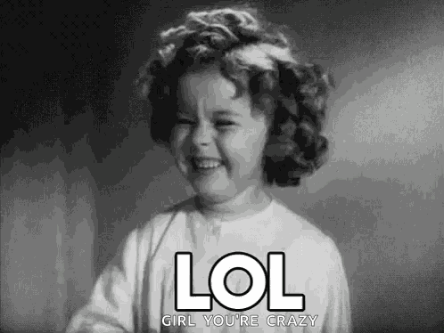 Shirley Temple Lol GIF