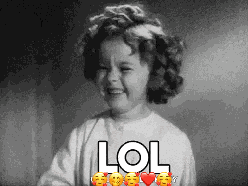 Shirley Temple Lol GIF