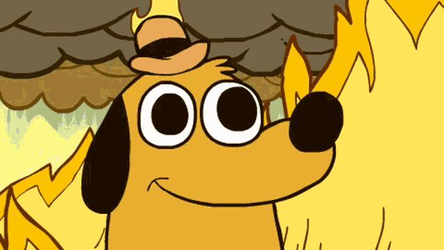 Shmorky This Is Fine GIF