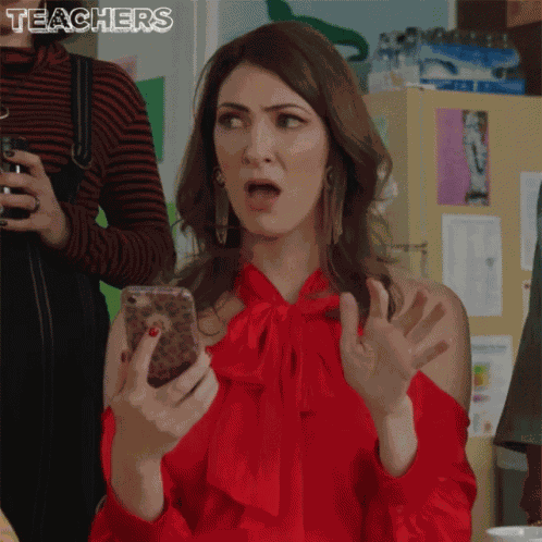 Shocked Alarmed GIF