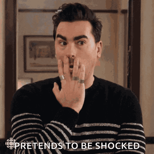 Shocked David Rose GIF