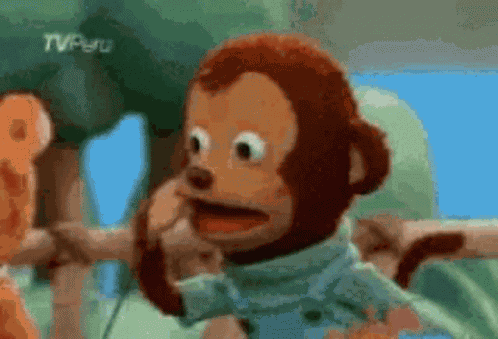 Shook Muppet GIF