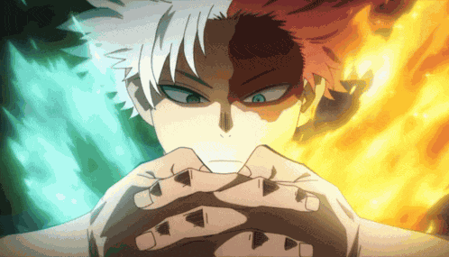 Shoto Todoroki Ice GIF