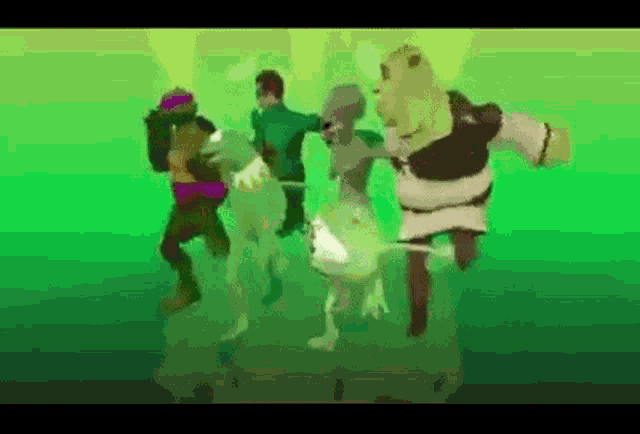 Shrek Green Lantern GIF