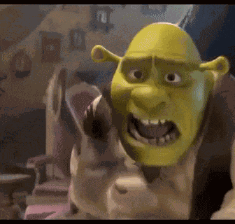Shrek Scared GIF