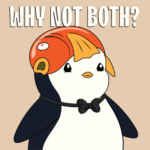 Shrug Penguin GIF