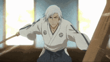 Shunsui Kyoraku Ukitake GIF