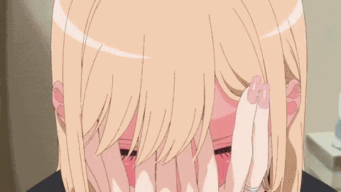 Shy Anime Girl Marin Shy GIF