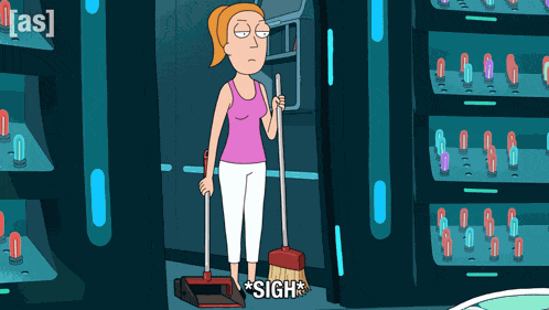 Sigh Summer Smith GIF