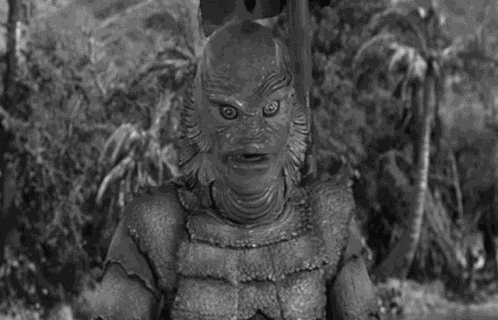 Sigh The Gill Man GIF