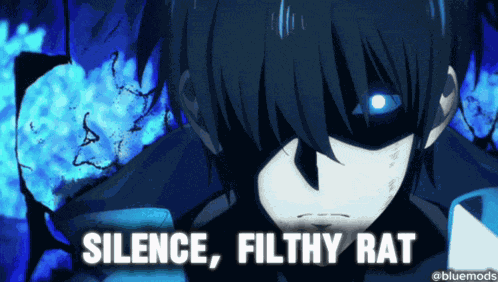 Silence Filthy Rat Bluemods GIF