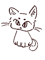 Silly Cat Meow Sticker