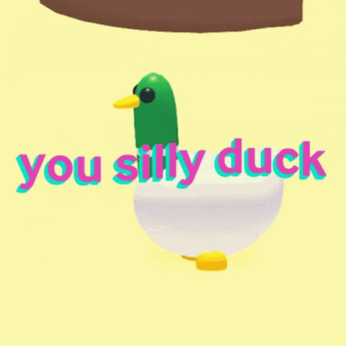 Silly Duck Adopt Me GIF