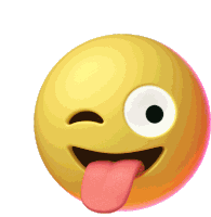 Silly Tongue Out Sticker