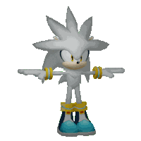 Silver The Hedgehog Sticker