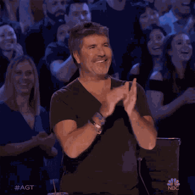 Simon Cowell Clapping GIF